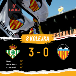 Betis – Valencia 3-0: koniec kopciuszka, powrót do rzeczywistości